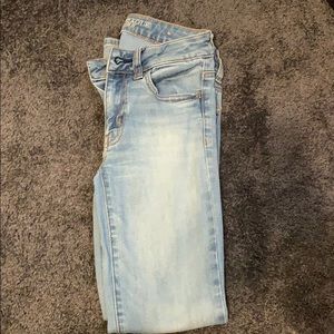 Skinny begging jeans